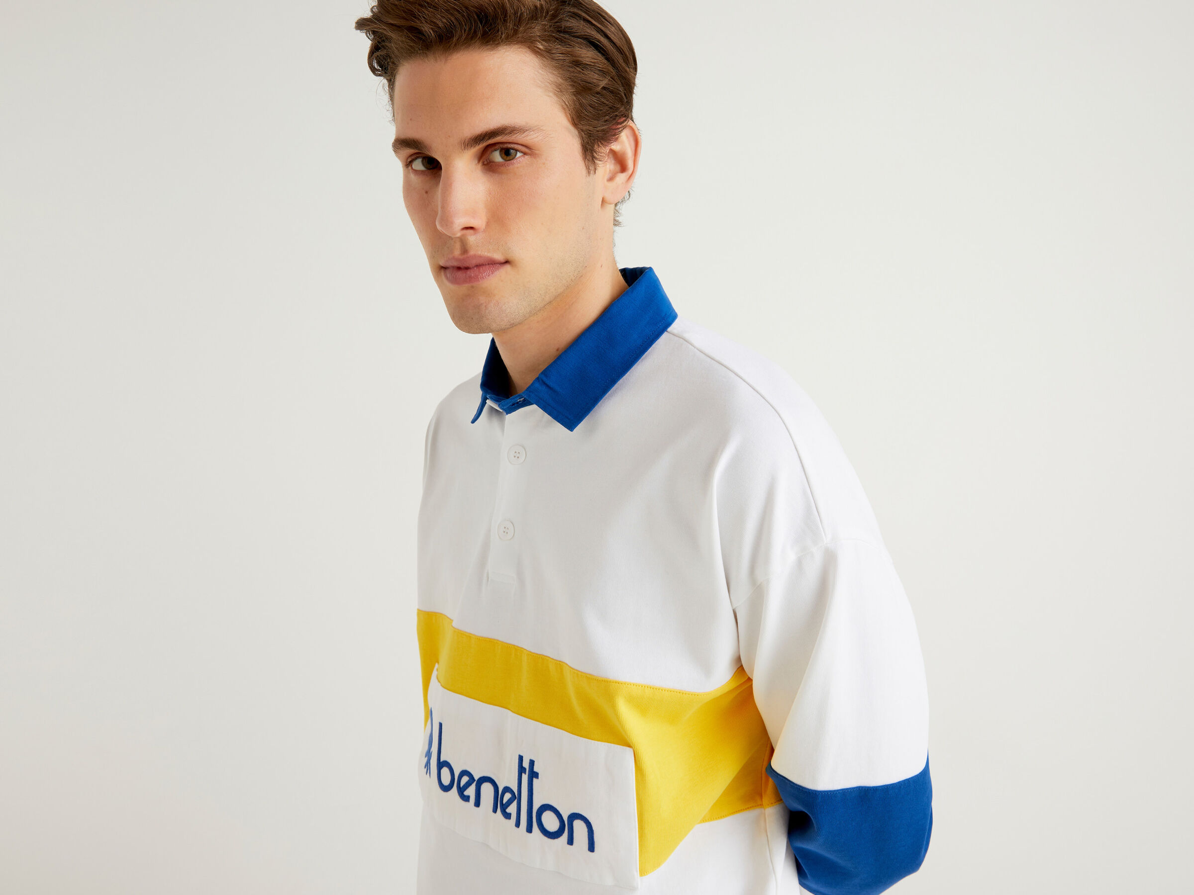 Rugby polo in organic cotton image number 5